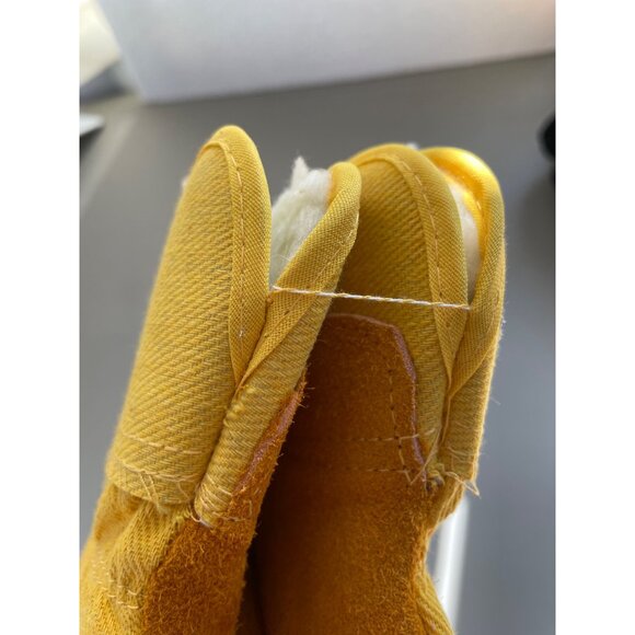 Hand Armor 450 Boa Lined Gloves Large Suede Cowhide Safety Rubberized Cuff NEW - Picture 5 of 5